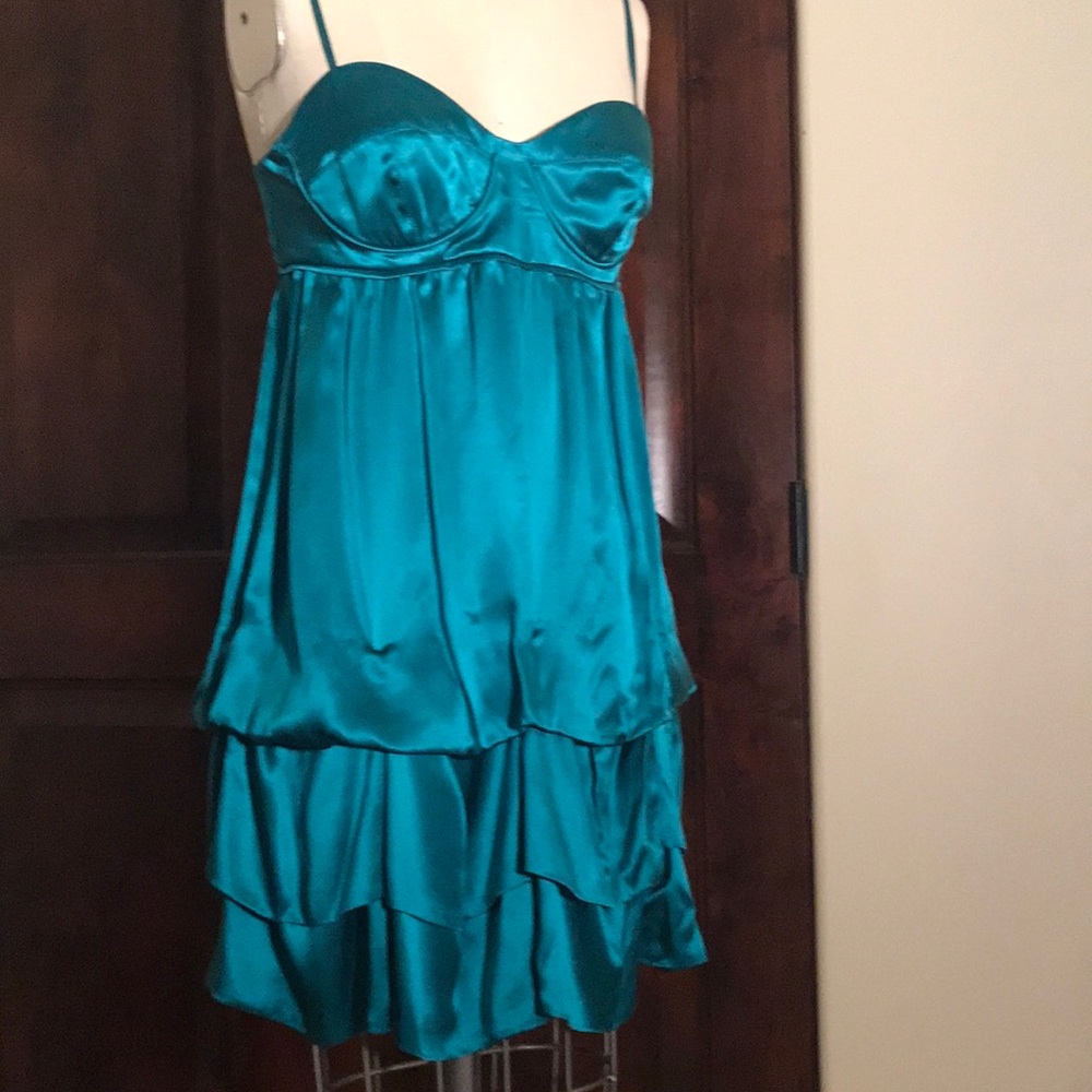 Walter Baker Teal Silk Dress NWT